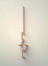 CONTINUOUS LINE - CROSS  1996 Painted wood